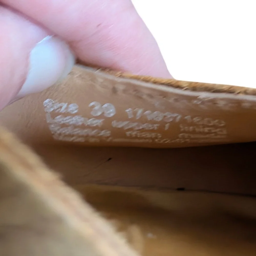 Dansko Tiffani Tan Milled Burnished Mary Jane Sandals Size 39 Ankle Strap